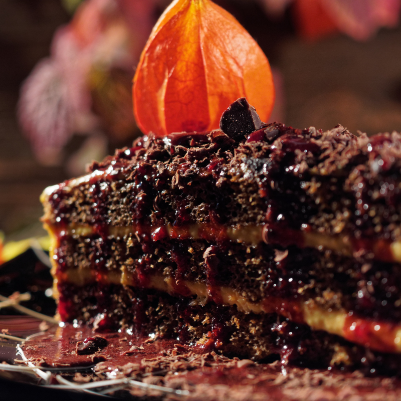 Blood Orange Chocolate Cake