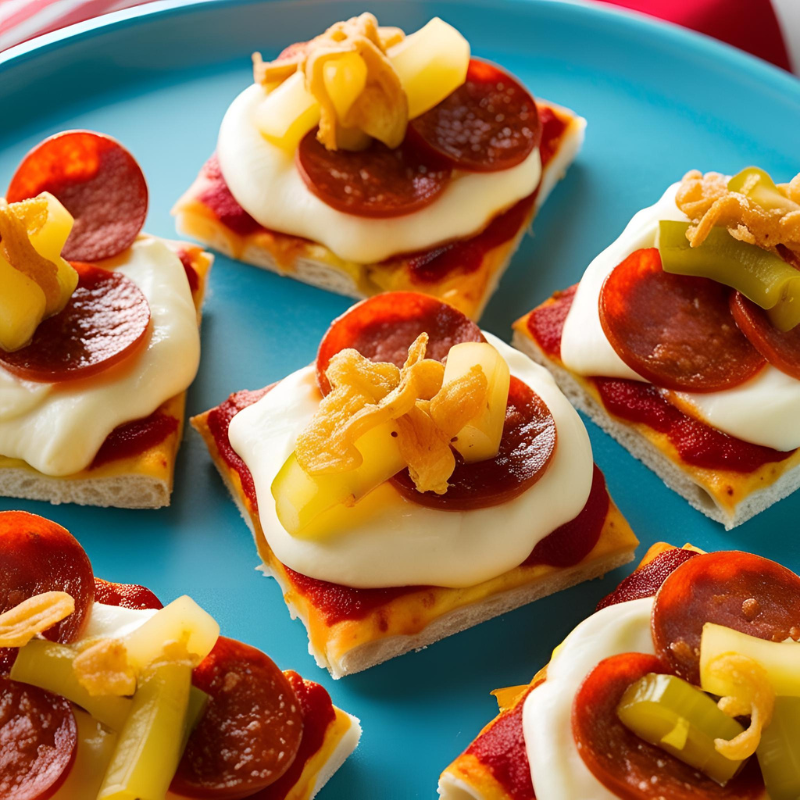 Chow Pizza Squares
