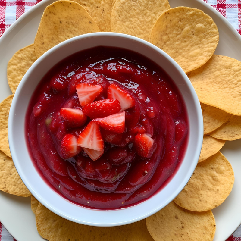 Easy Zesty Strawberry Salsa