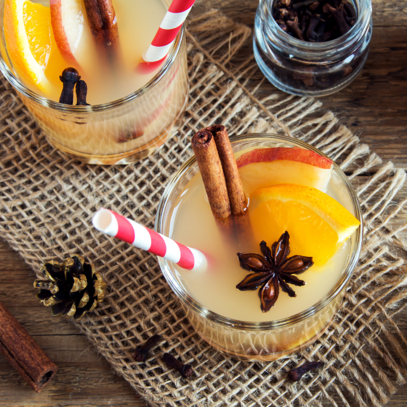 Ginger Peach and Apple Punch