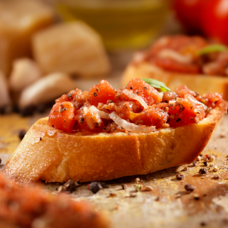 Rustic Tomato & Garlic Bruschetta