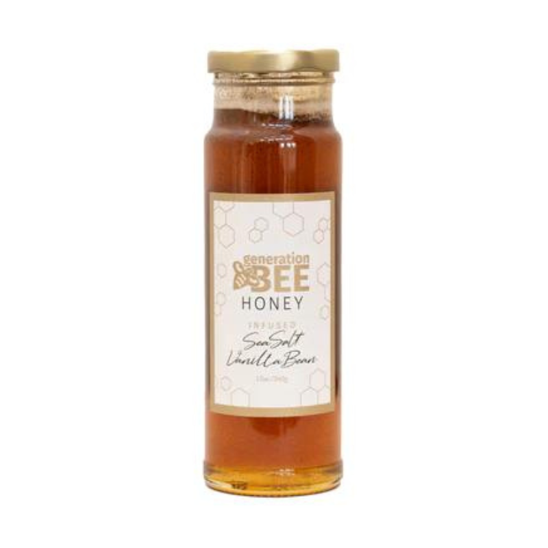Sea Salt Vanilla Bean Infused Honey
