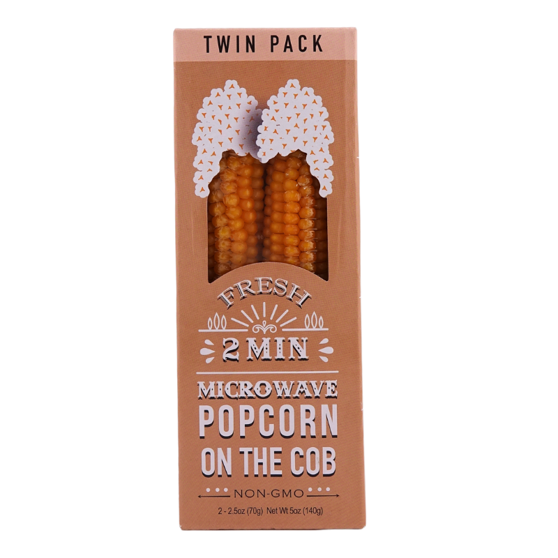 2 Minute Microwave Popcorn Cob Twin Pack - Kitchen Kettle Village 2 Minute Microwave Popcorn Cob Twin Pack - Kitchen Kettle Village