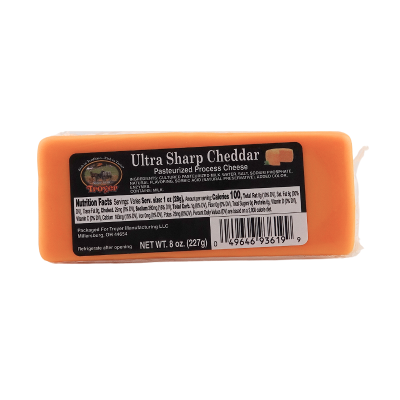 Ultra Sharp Cheddar Cheese - Shelf-Stable - Kitchen Kettle Village