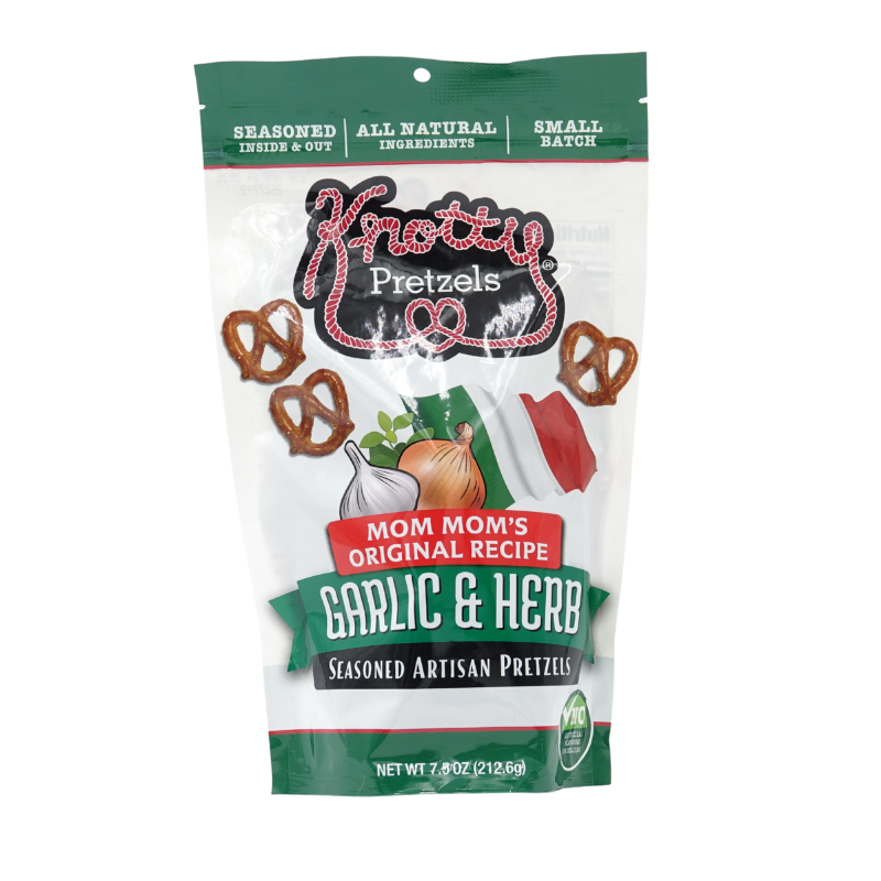 Garlic & Herb Knotty Pretzels