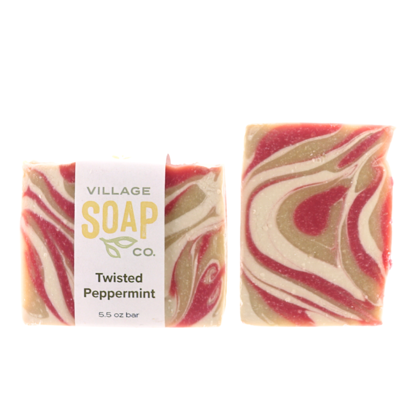*Limited Edition* Twisted Peppermint Bar Soap