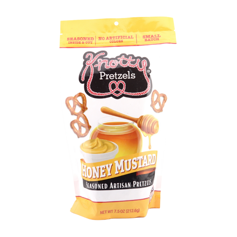 Honey Mustard Knotty Pretzels