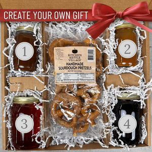 Custom 4-Jar Gift Box with Pretzels
