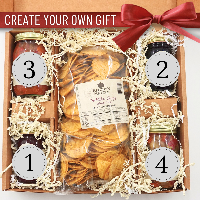 Custom 4-Jar Gift Box with Tortilla Chips