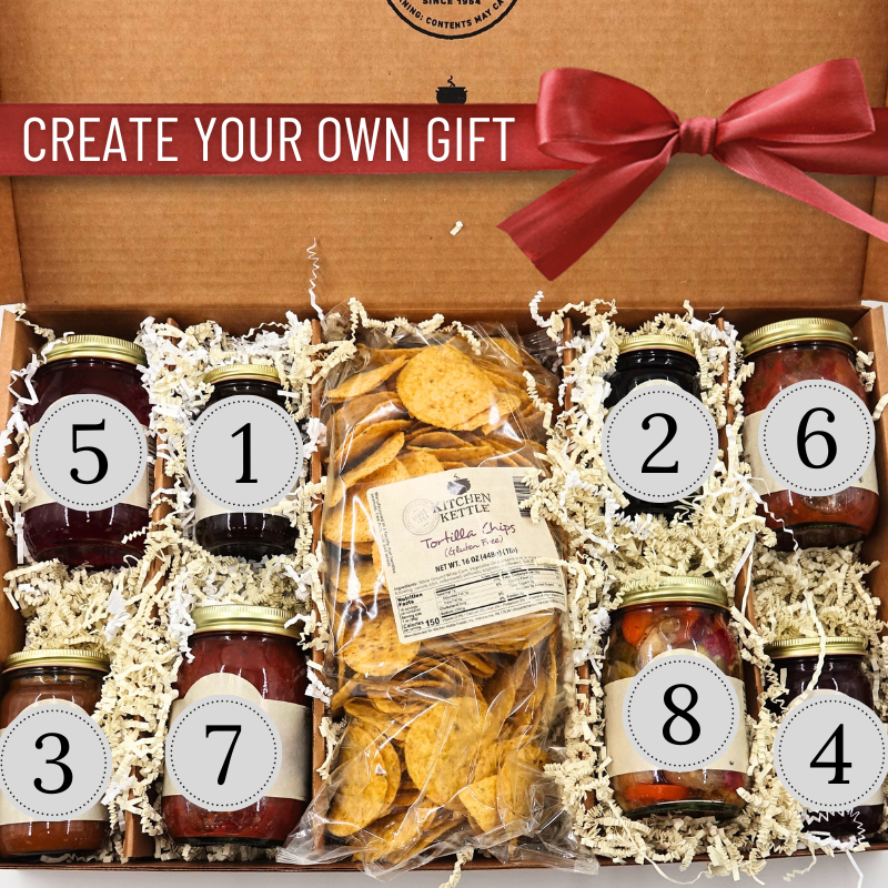 Custom 8-Jar Gift Box with Tortilla Chips