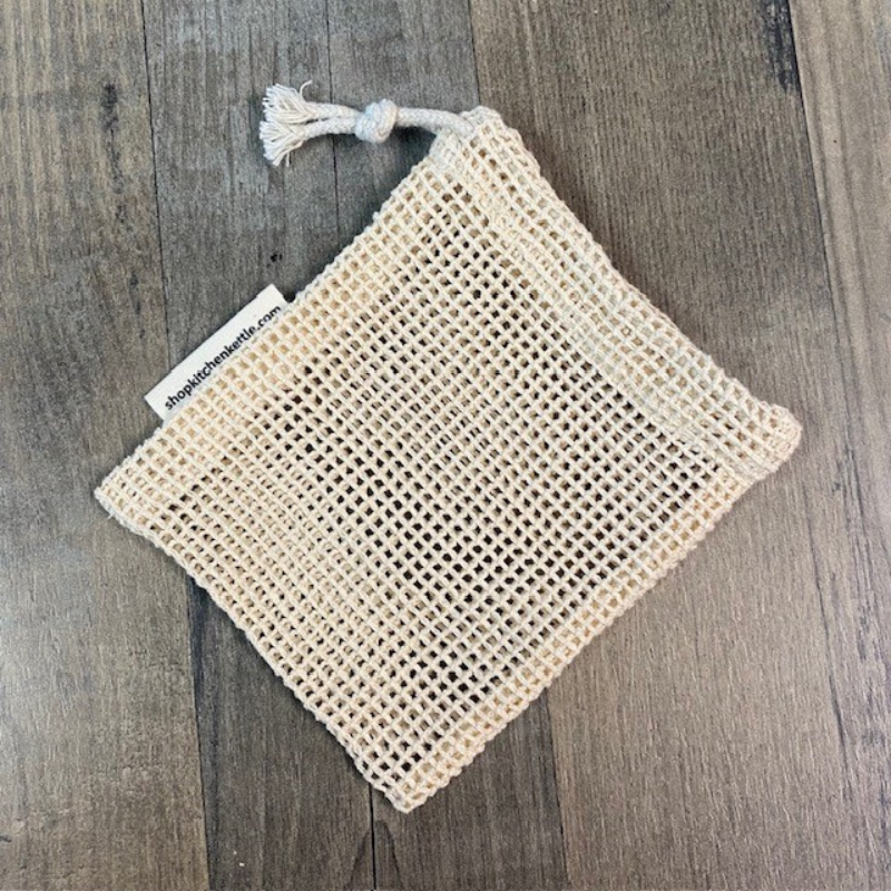 Cotton Mesh Soap Bag