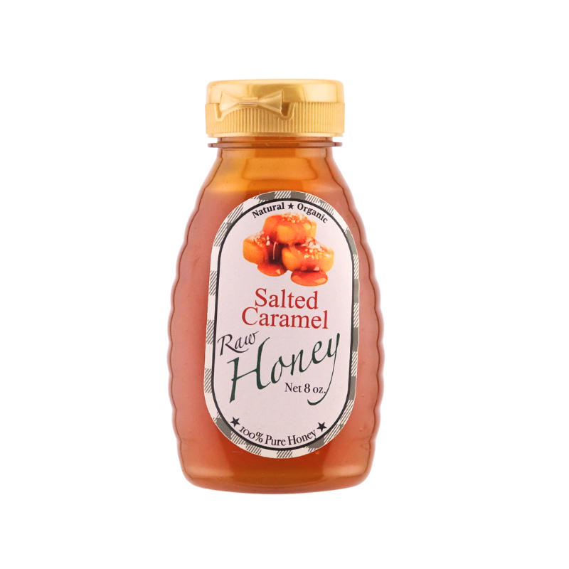 Salted Caramel Infused Raw Honey