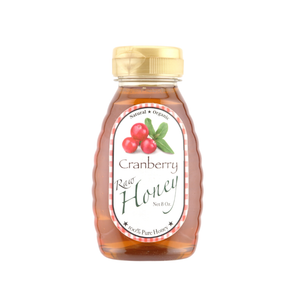 Cranberry Infused Raw Honey