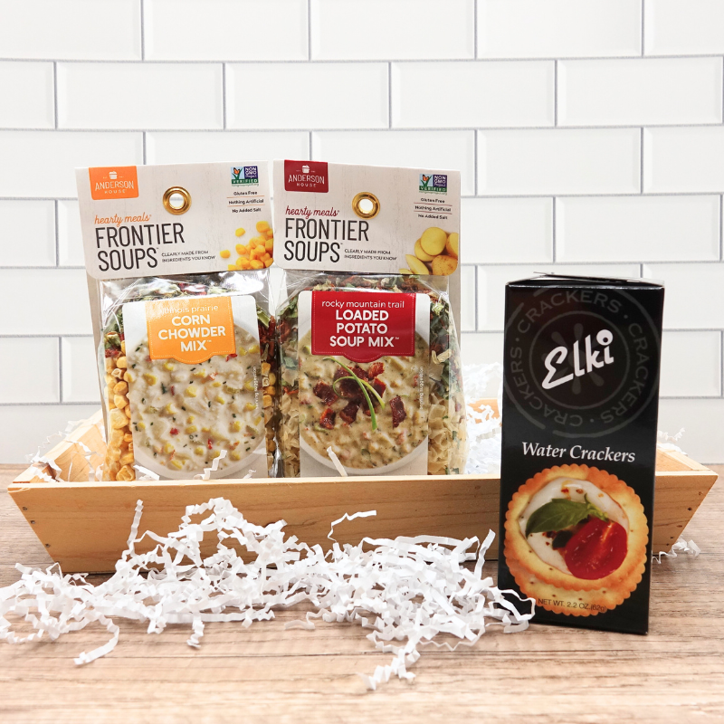 Corn Chowder & Loaded Potato Soup Mix Gift Tray