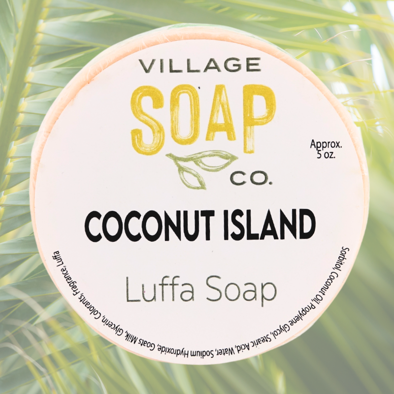 Coconut Island Luffa Soap