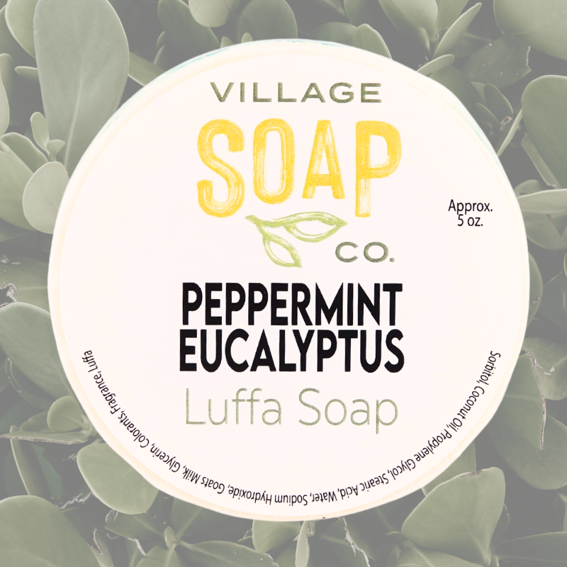 Peppermint Eucalyptus Luffa Soap