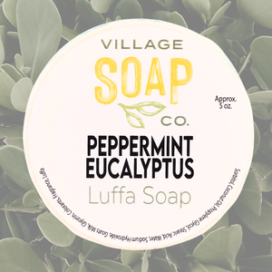 Peppermint Eucalyptus Luffa Soap