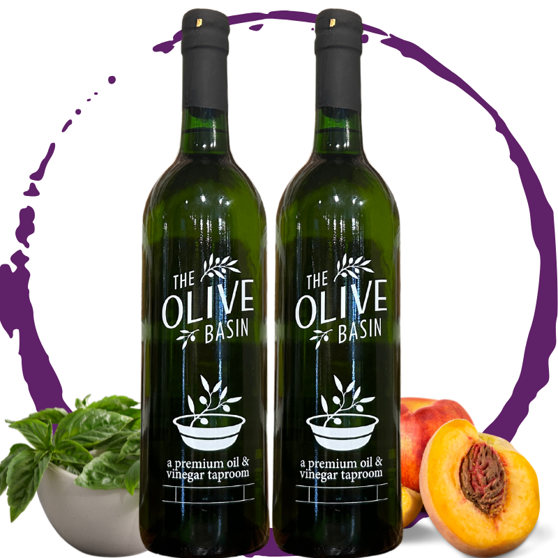 Basil Olive Oil & Peach White Balsamic