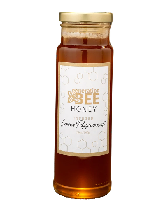 Lemon Peppermint Infused Honey