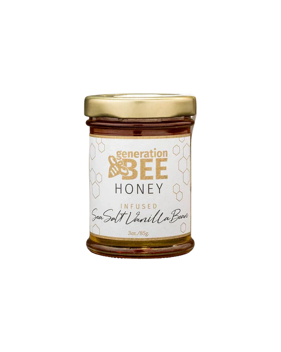 Sea Salt Vanilla Bean Infused Honey