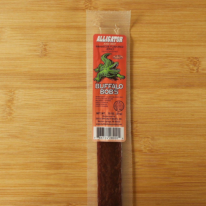 Alligator BBQ Jerky Strip