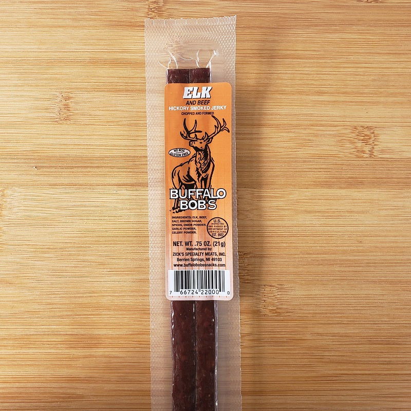 Hickory Smoked Elk Jerky Strip