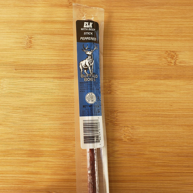 Peppered Elk Jerky Stick