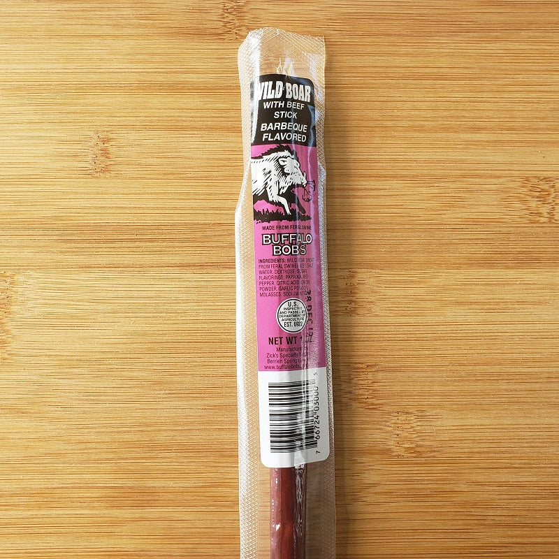 Wild Boar and Beef BBQ Jerky Stick
