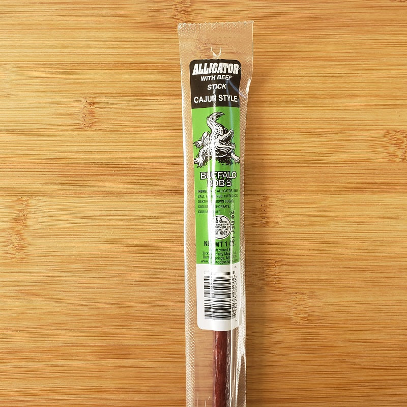 Cajun Alligator and Beef Jerky Stick