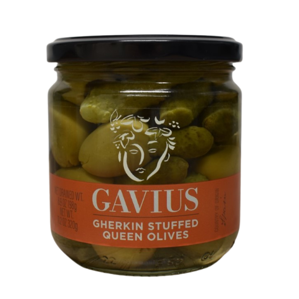 Gherkin Stuffed Queen Olives