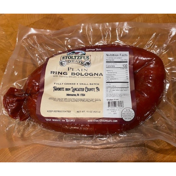 Beef and Pork Ring Bologna – Tangletown Gardens Farm Direct