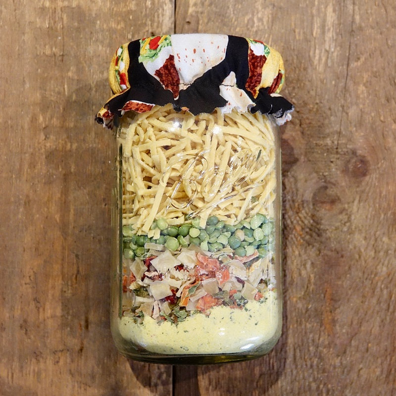 Chicken Noodle Soup Mix in a Jar