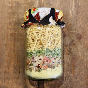 Chicken Noodle Soup Mix in a Jar