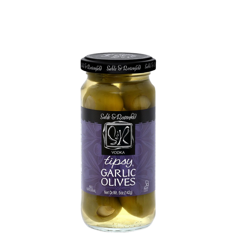 Garlic Tipsy Olives
