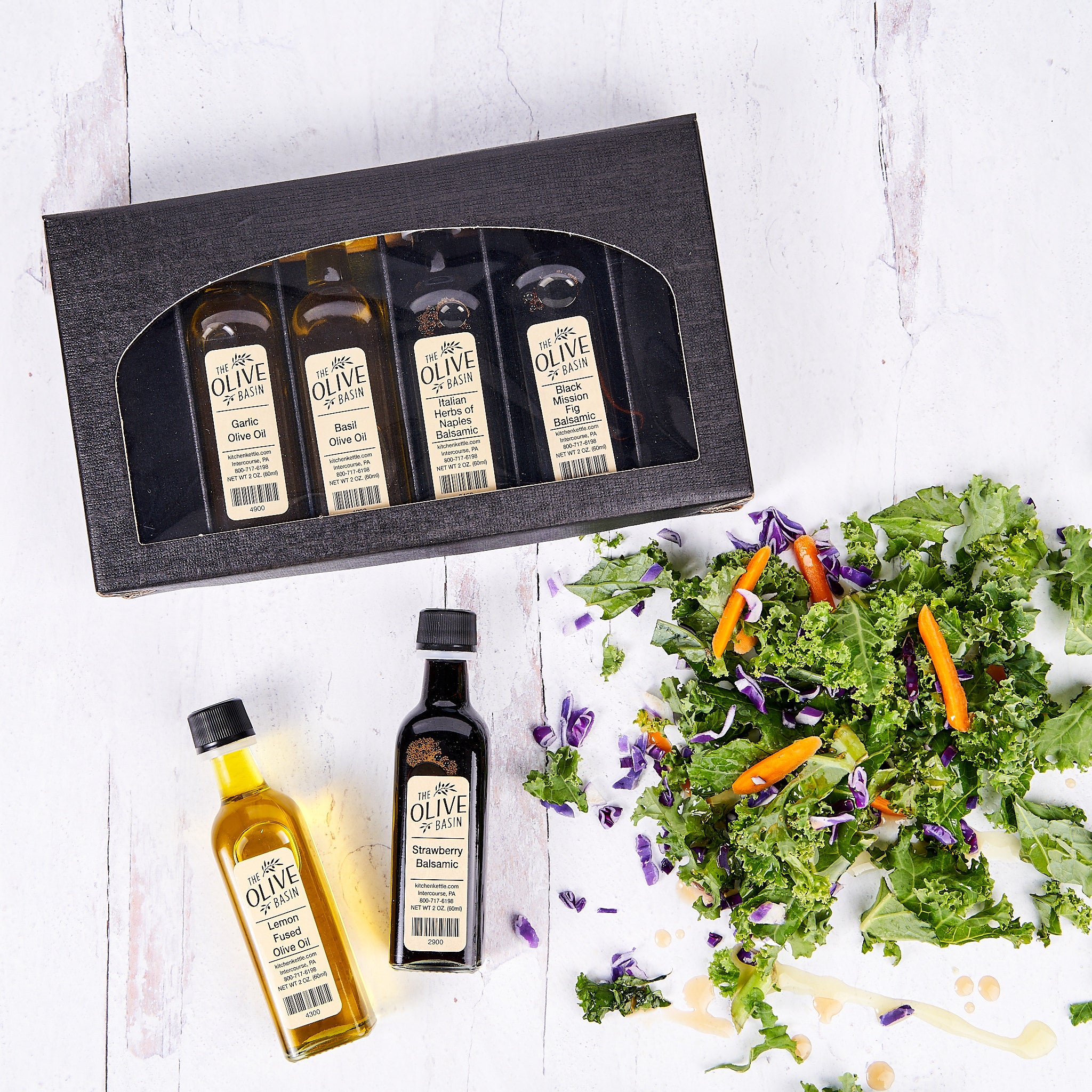 60ml Olive Oil and Balsamic Gift Set - The Olive Bar