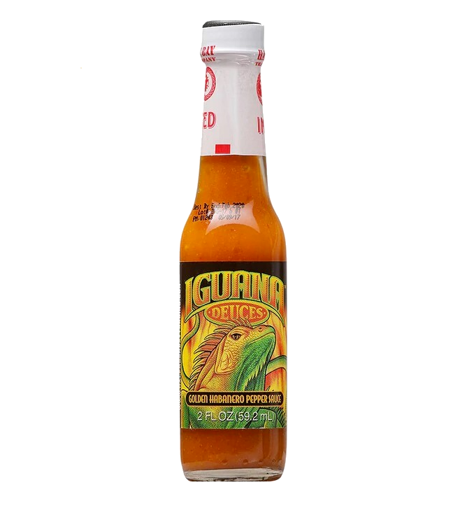 Iguana Bold Gold Habanero Mini Hot Sauce